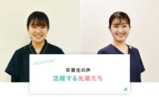 卒業生の声 - 活躍する先輩たち